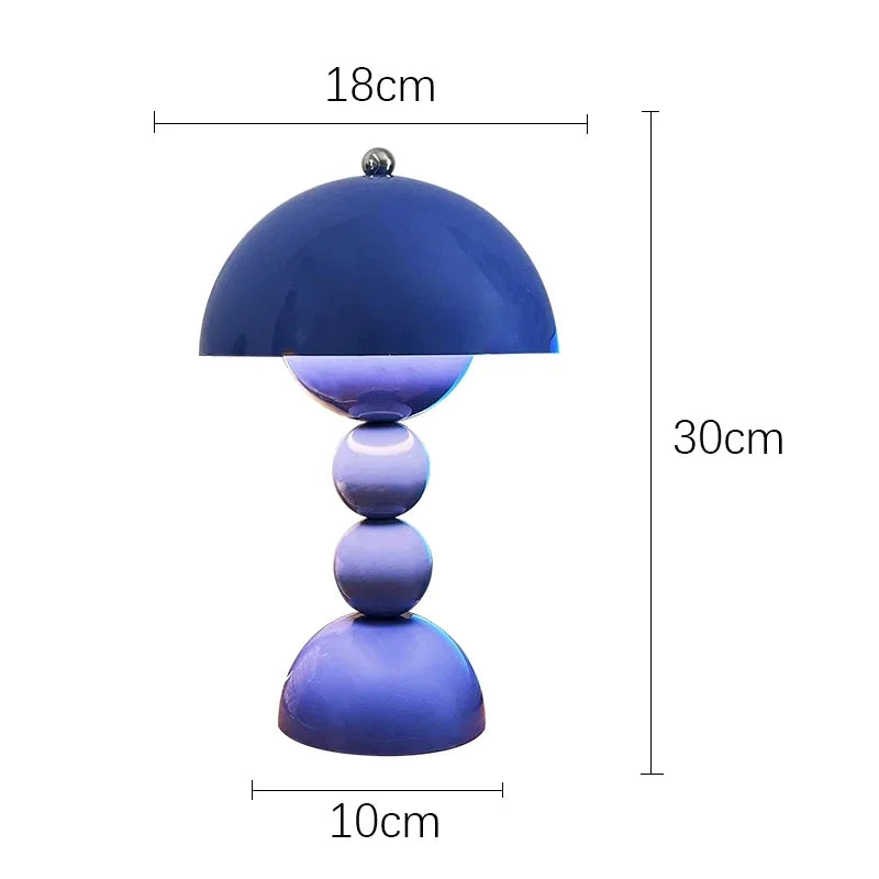 Nordic Flower LED Table Lamp – USB Dimmable Bedside Light | Decorative Floral Desk Lamp | Modern Ambient Lighting