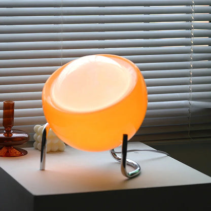 LumiEgg Retro Bauhaus Tischlampe-Leuchtezauber