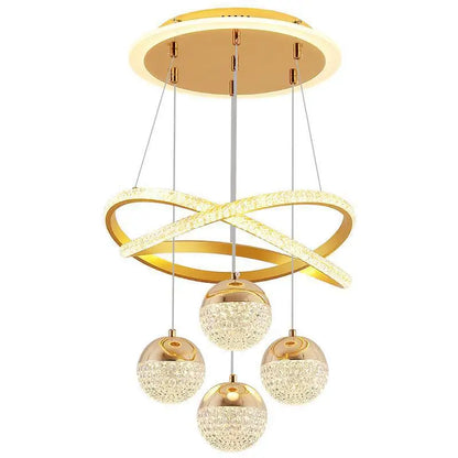 LumaCrest LED Pendelleuchte – Modernes Art Deco-Design für Esszimmer und Wohnzimmer-Leuchtezauber