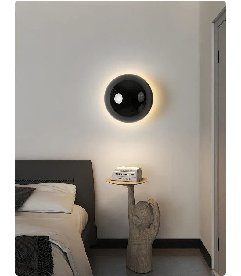 Orvello Round Wall Light – Bauhaus LED Wall Lamp | Modern Up & Down Ambient Lighting
