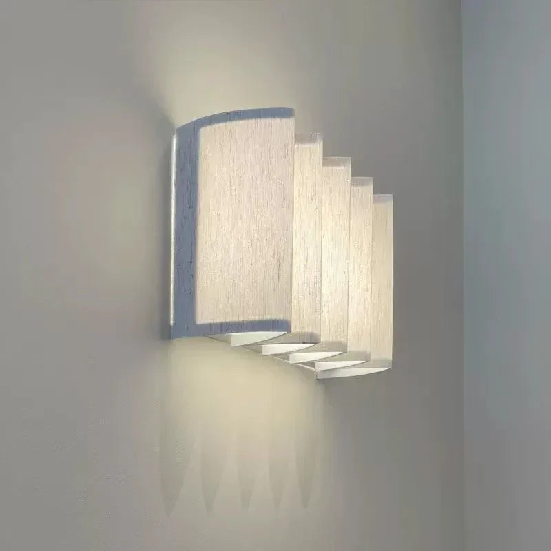 Kasumi Fabric Wall Light – Wabi-Sabi Wall Lamp | Japanese Minimalist Lighting for Calm Modern Interiors