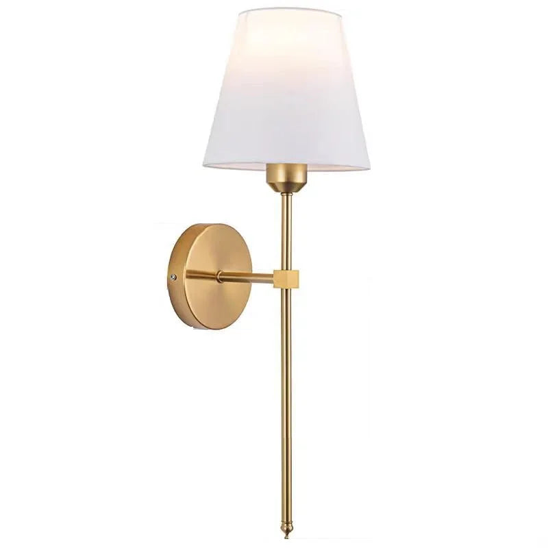 Heritage Fabric Wall Light – Industrial Style LED Wall Lamp | Vintage-Inspired Ambient Lighting | Elegant Interior Accent