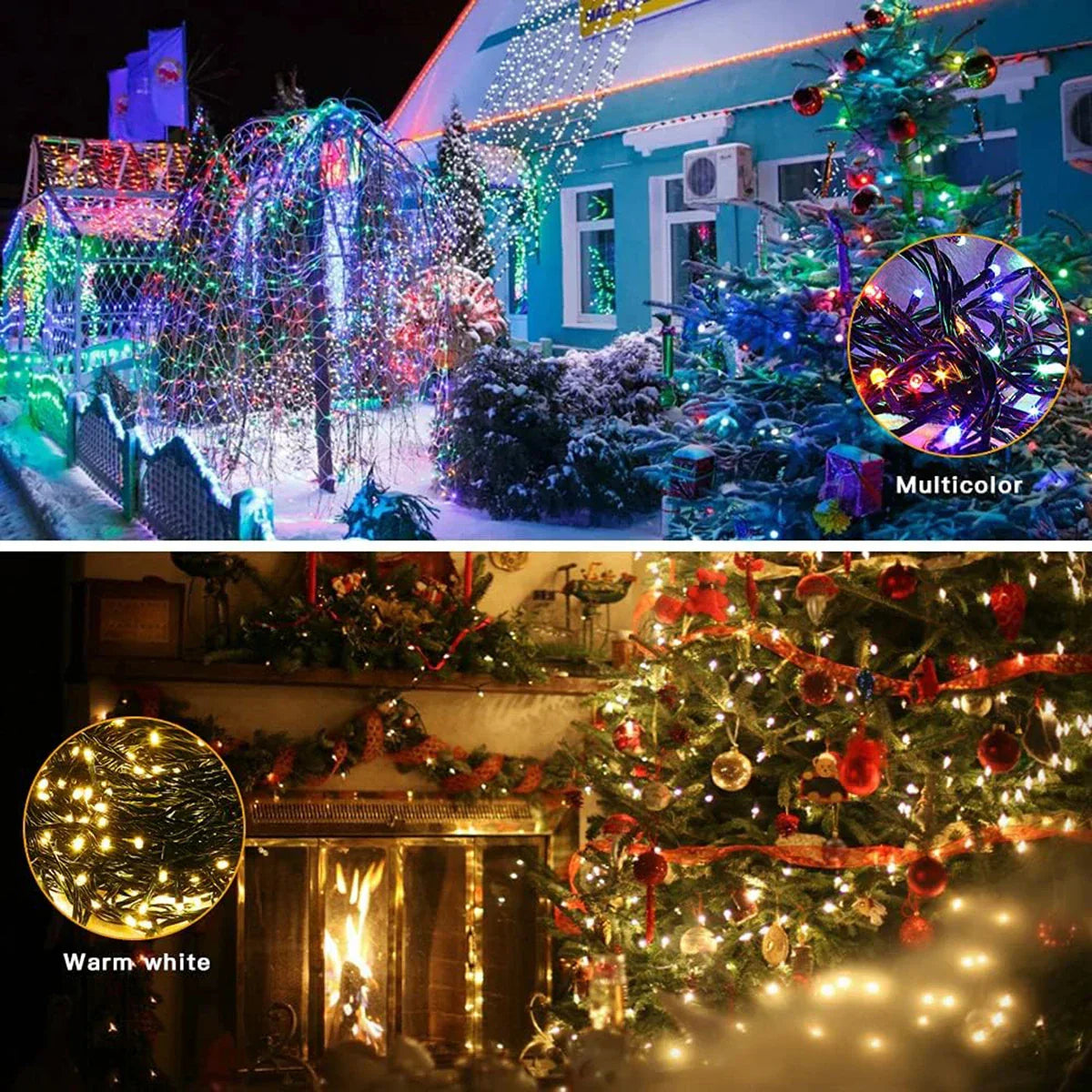 LumiFest Pro LED String Lights – Waterproof Decorative Fairy Lights with Remote Control | Indoor & Outdoor Celebration Lighting