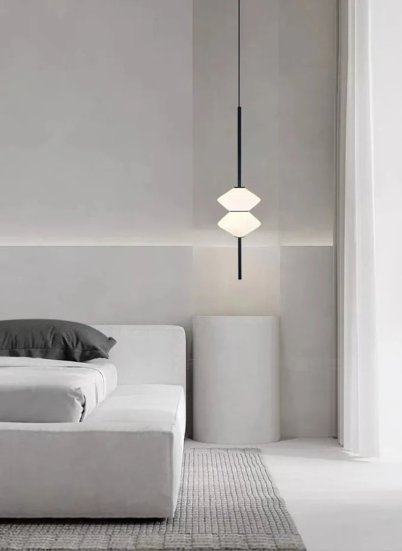 Modern Glass Globe Pendant Light – Elegant LED Ceiling Light | Adjustable Hanging Lamp | Contemporary Home Lighting