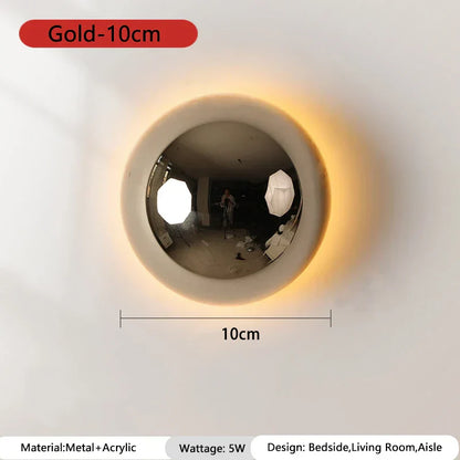 Orvello Round Wall Light – Bauhaus LED Wall Lamp | Modern Up & Down Ambient Lighting