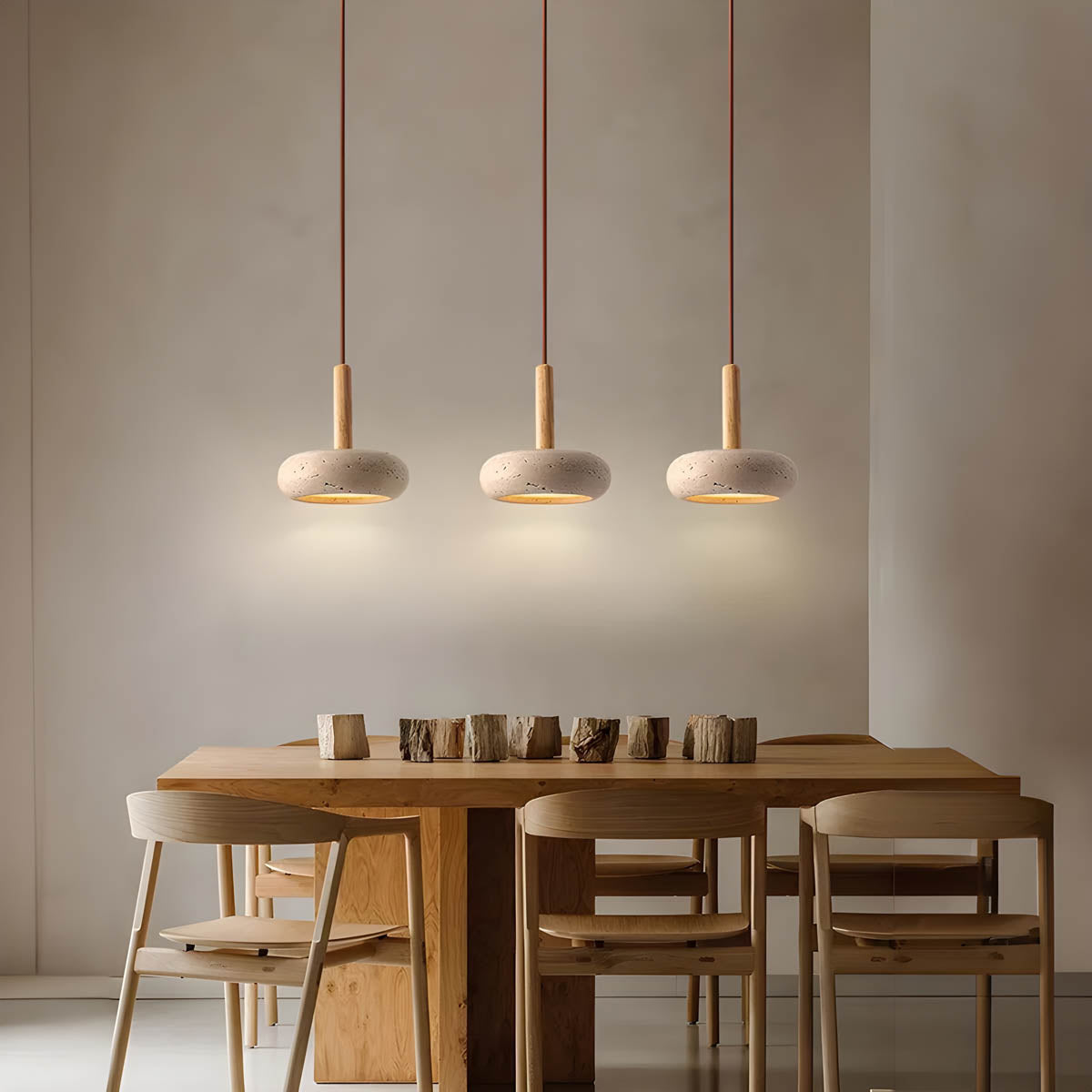 Hängelampe im Wabi-Sabi-Stil-Leuchtezauber