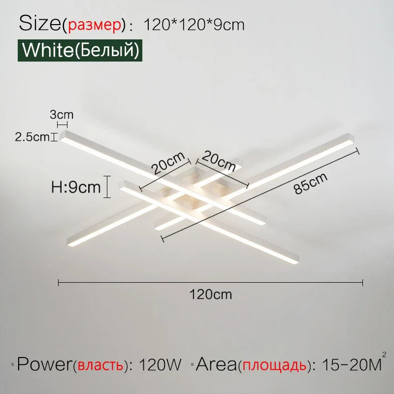 Scandinavian LED Ceiling Light – Modern Minimalist Ceiling Lamp | Energy-Efficient Flush Mount | Elegant Home Lighting