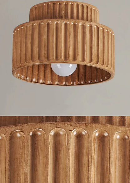 Veloura Resin Pendant Light – Nordic LED Ceiling Lamp | Minimalist Japandi Lighting for Modern Interiors