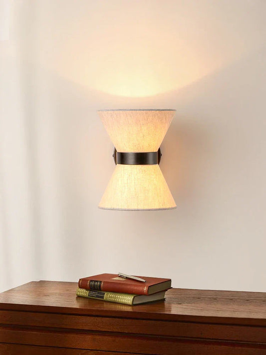 Hikari Fabric Wall Light – Wabi-Sabi LED Wall Lamp | Japanese Minimalist Lighting for Serene Interiors