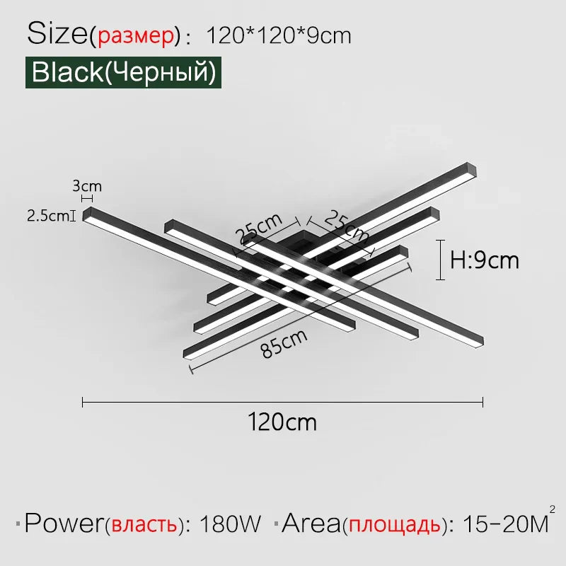 Scandinavian LED Ceiling Light – Modern Minimalist Ceiling Lamp | Energy-Efficient Flush Mount | Elegant Home Lighting