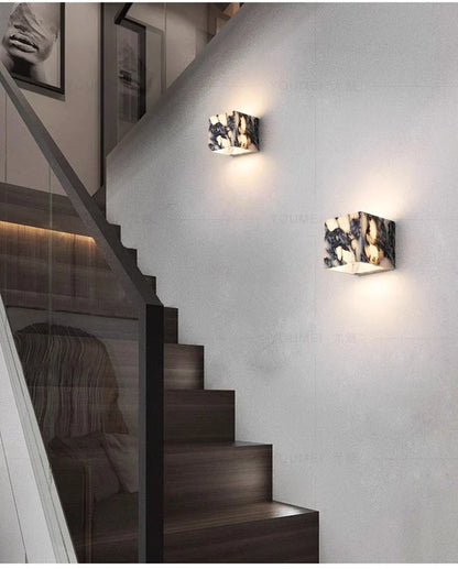 LUMARIS MarbleGlow LED Wandleuchte-Leuchtezauber