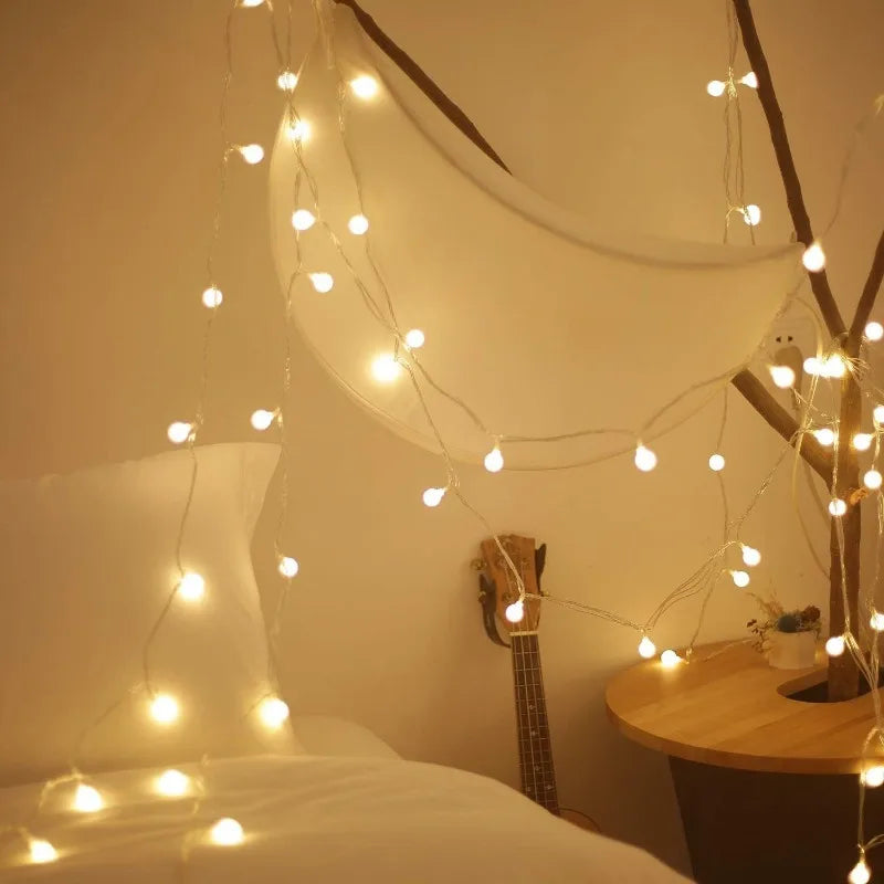 LUMIBALLS LED Globe String Lights – Waterproof Decorative Fairy Lights | USB & Battery Powered Indoor & Outdoor Lighting