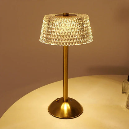 LumaGlow Touch – Wiederaufladbare Glas-LED-Nachtlampe-Leuchtezauber