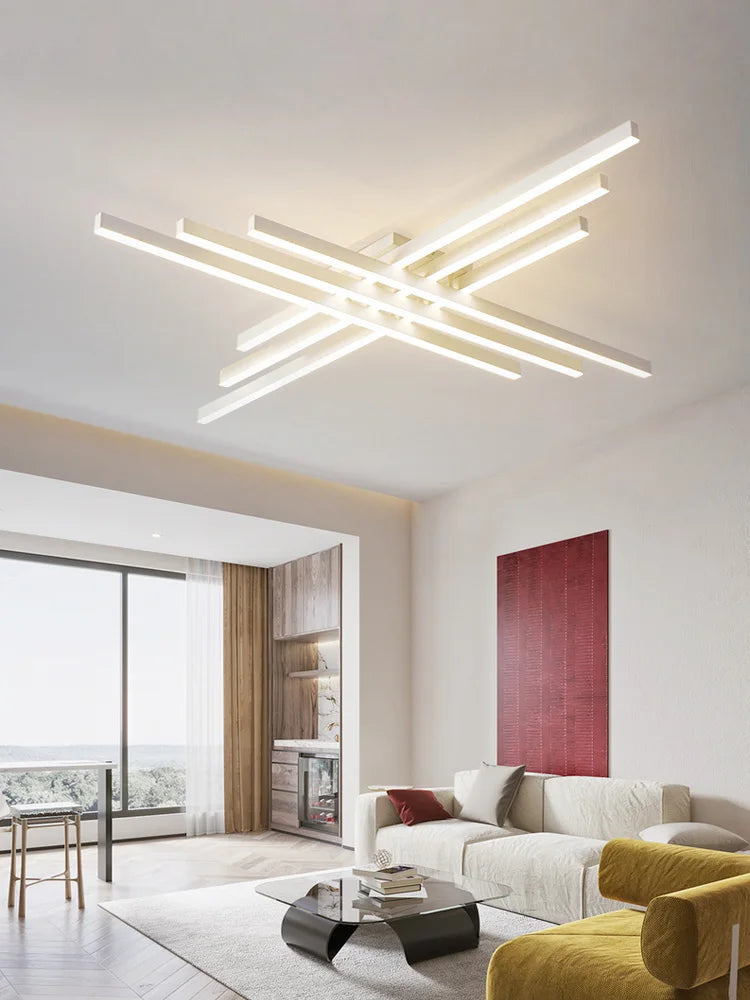 Scandinavian LED Ceiling Light – Modern Minimalist Ceiling Lamp | Energy-Efficient Flush Mount | Elegant Home Lighting
