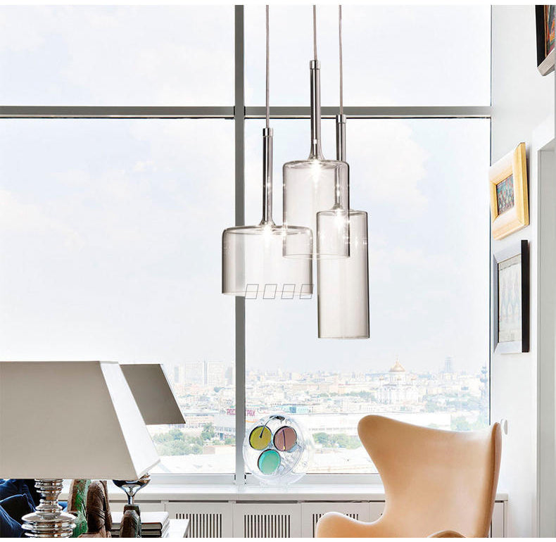 Milano Glass Pendant Light – Luxury LED Chandelier | Contemporary Italian Designer Lighting | Elegant Interior Centrepiece