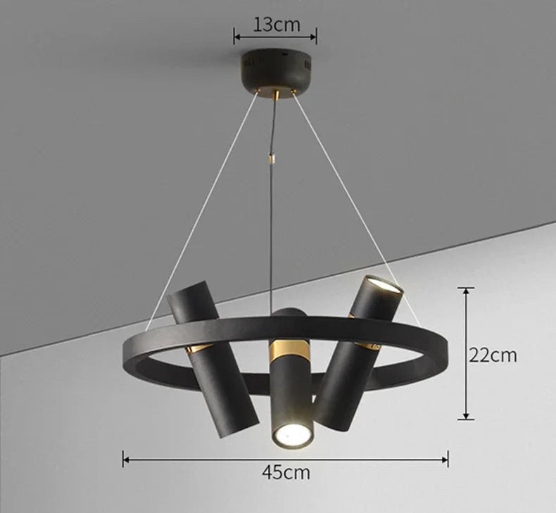 Copper LED Pendant Light – Modern Designer Ceiling Lamp | Luxury Ambient Lighting | Contemporary Interior Statement