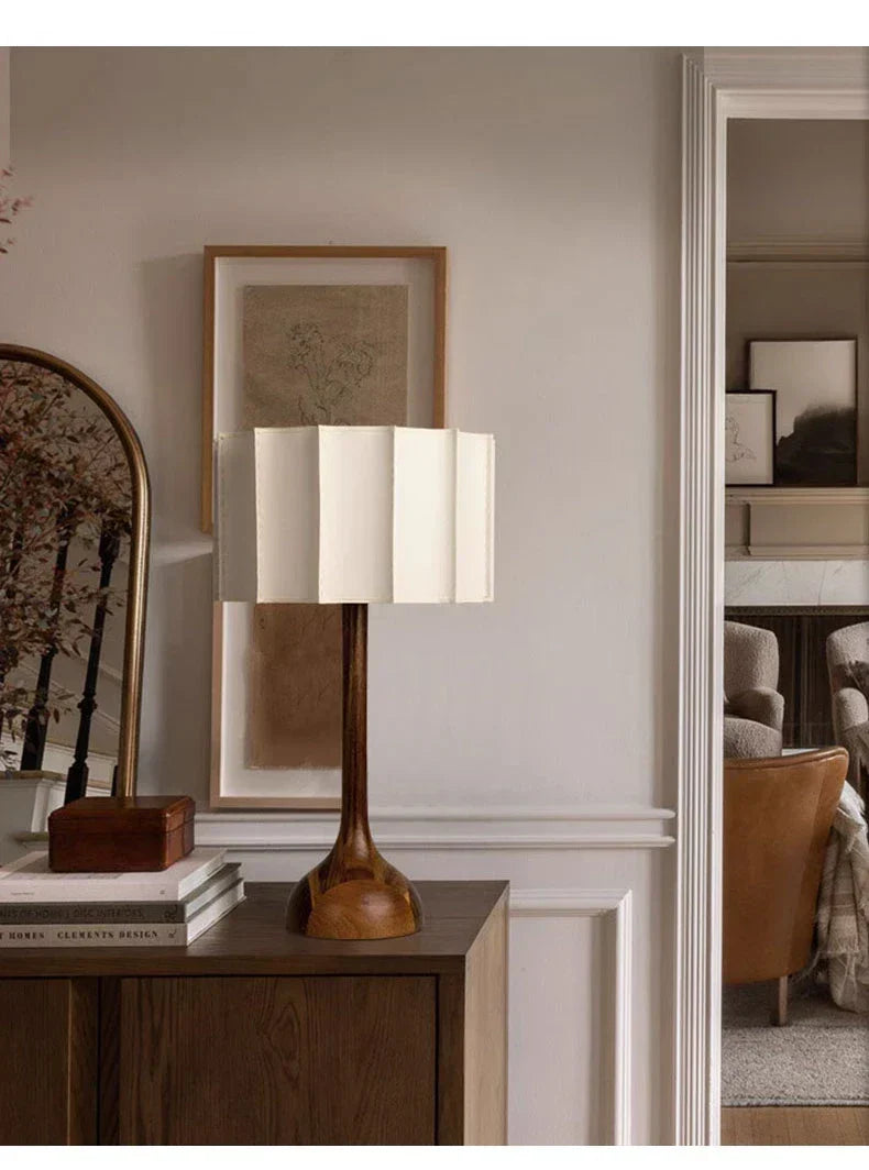 HikariWood Floor Lamp – Wabi-Sabi Wooden Standing Light | Japandi Ambient LED Lighting for Modern Interiors