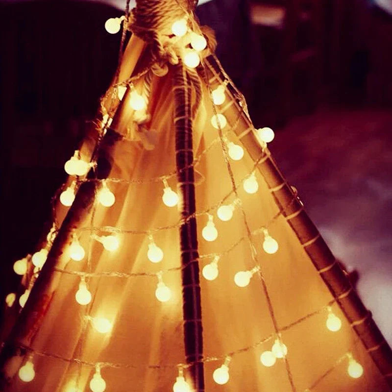 USB/Battery LED Globe String Lights – Decorative Indoor & Outdoor Lights for Christmas, Weddings, Gardens & Parties