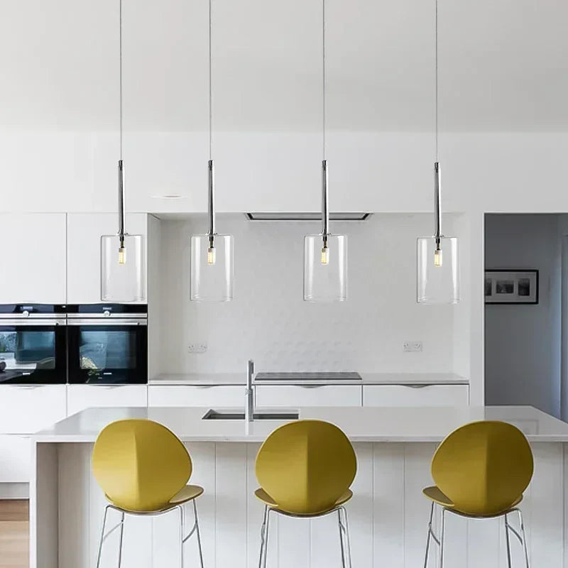 Milano Glass Pendant Light – Luxury LED Chandelier | Contemporary Italian Designer Lighting | Elegant Interior Centrepiece