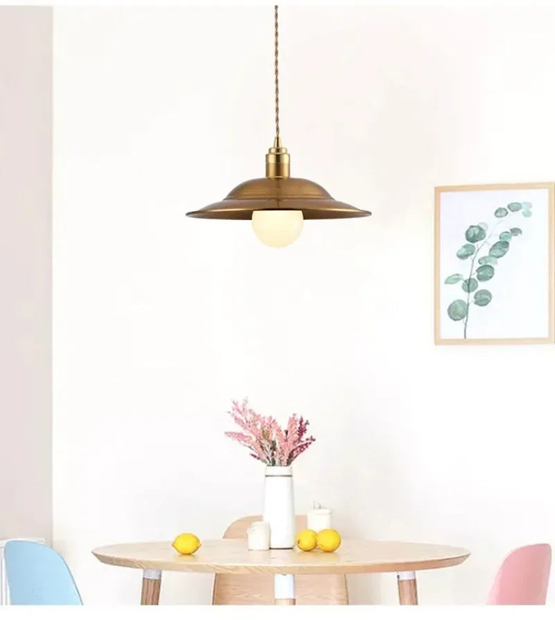 Gold Nordic Pendant Light – Modern LED Hanging Lamp | Scandinavian Luxury Interior Lighting