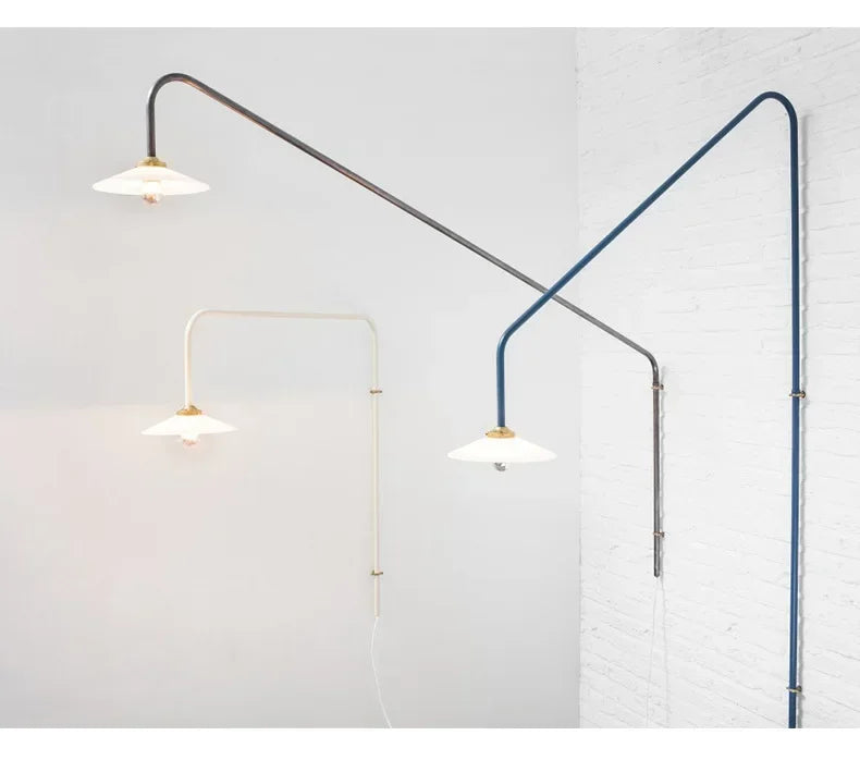Nordic Designer Industrial Wall Light – Adjustable Long Arm Wall Lamp for Living Rooms, Bedrooms, Restaurants & Hotels