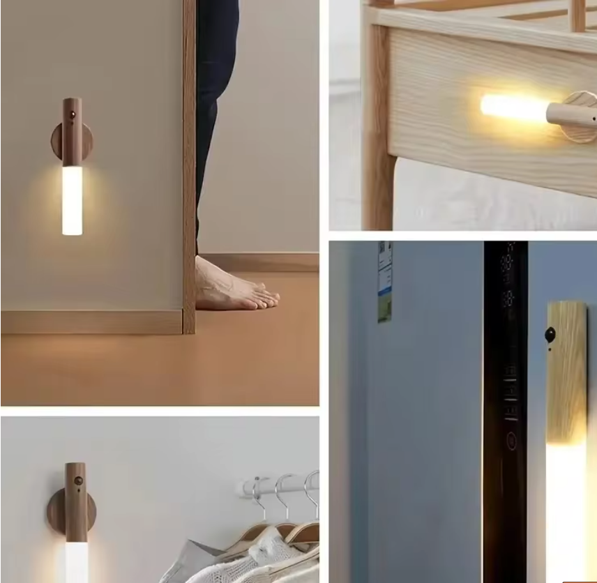 LumiSense Motion Sensor Night Light – Rechargeable LED Wall Light | Magnetic Wireless Lighting | Smart Home Illumination