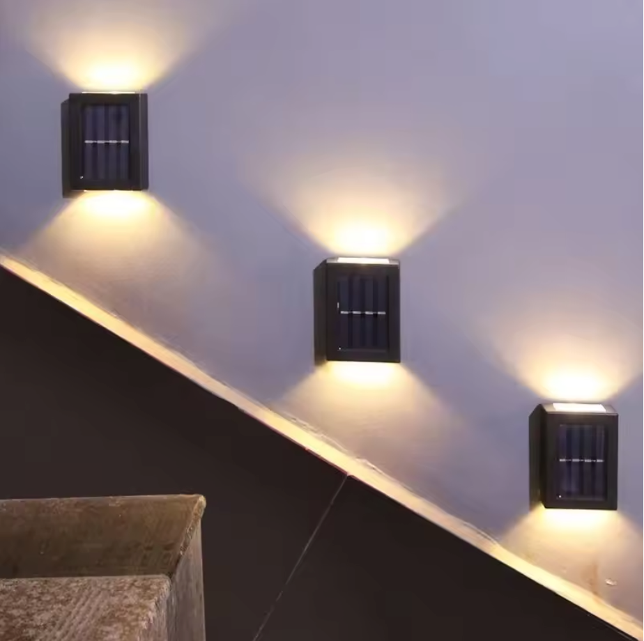 SolarGlow Outdoor Wall Lights – Waterproof Solar Garden Lighting | Automatic LED Pathway Illumination