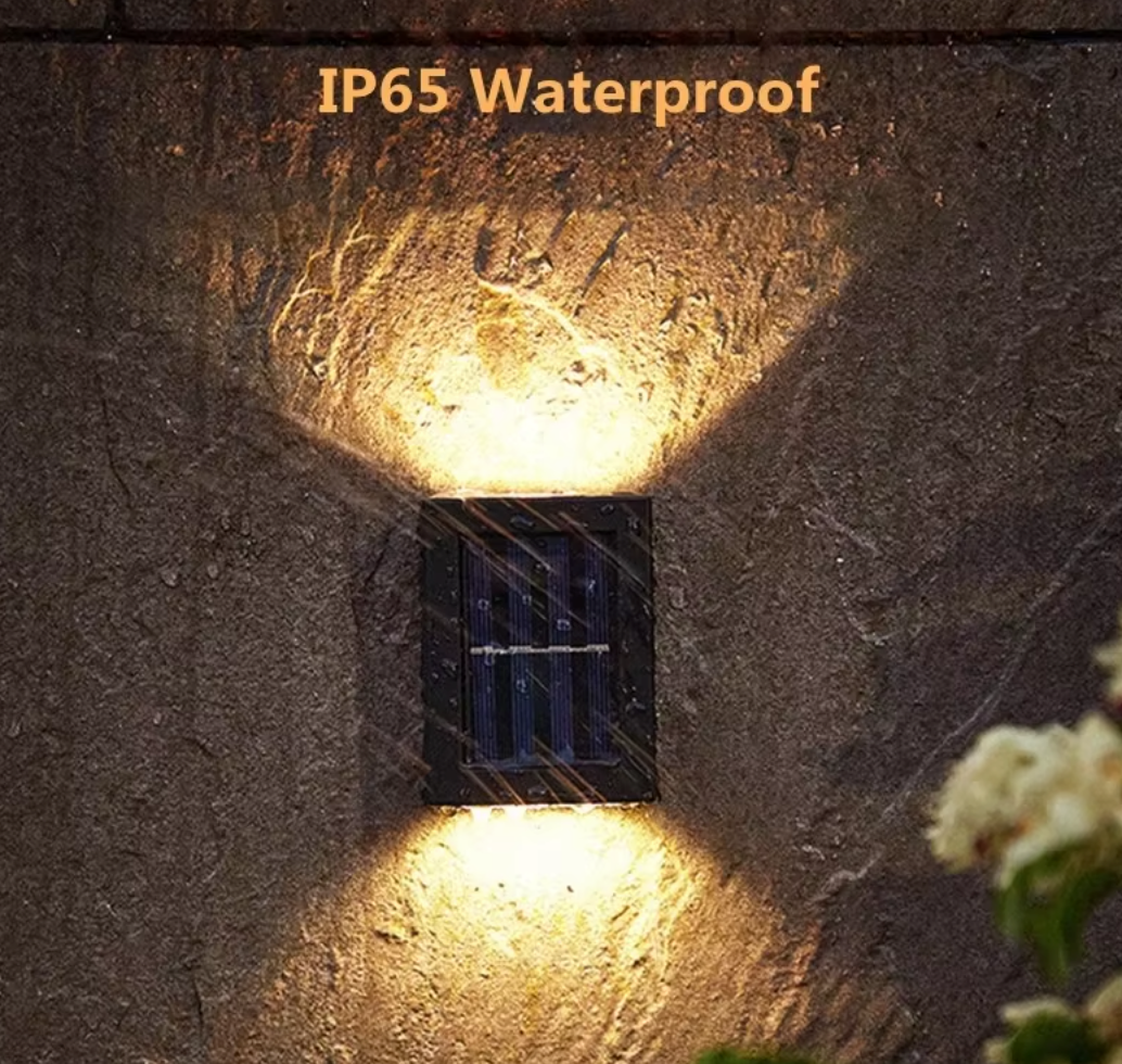 Premium kabellose Solar-Wandleuchte – Bereichern Sie Ihren Garten mit einem attraktiven Ambiente!-Leuchtezauber