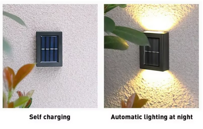 Premium kabellose Solar-Wandleuchte – Bereichern Sie Ihren Garten mit einem attraktiven Ambiente!-Leuchtezauber