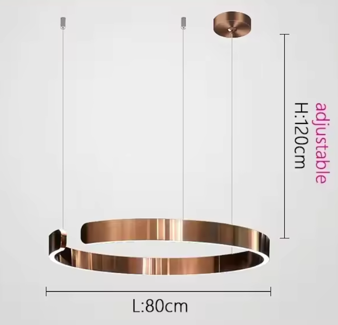 Elvara Linear Pendant Light – Minimalist LED Dining Table Lamp | Modern Adjustable Hanging Light for Kitchen Islands & Contemporary Interiors