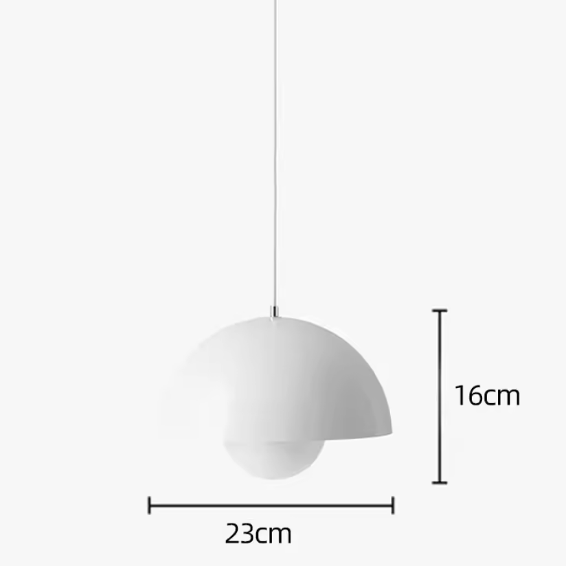 Scandinavian Flowerpot Pendant Light – Modern Nordic Ceiling Lamp | Warm Minimalist Interior Lighting