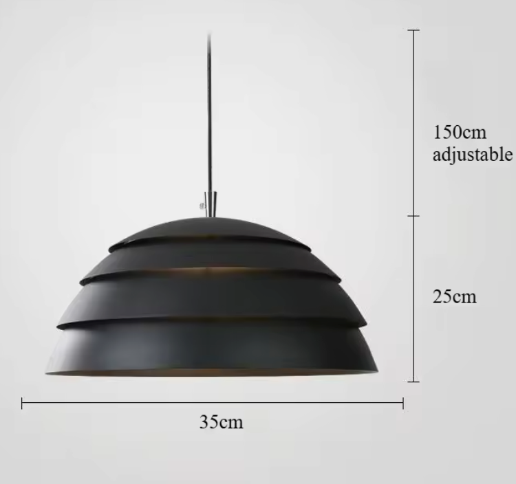 Nordic Dome Pendant Light – Modern LED Ceiling Lamp | Minimalist Kitchen & Dining Lighting
