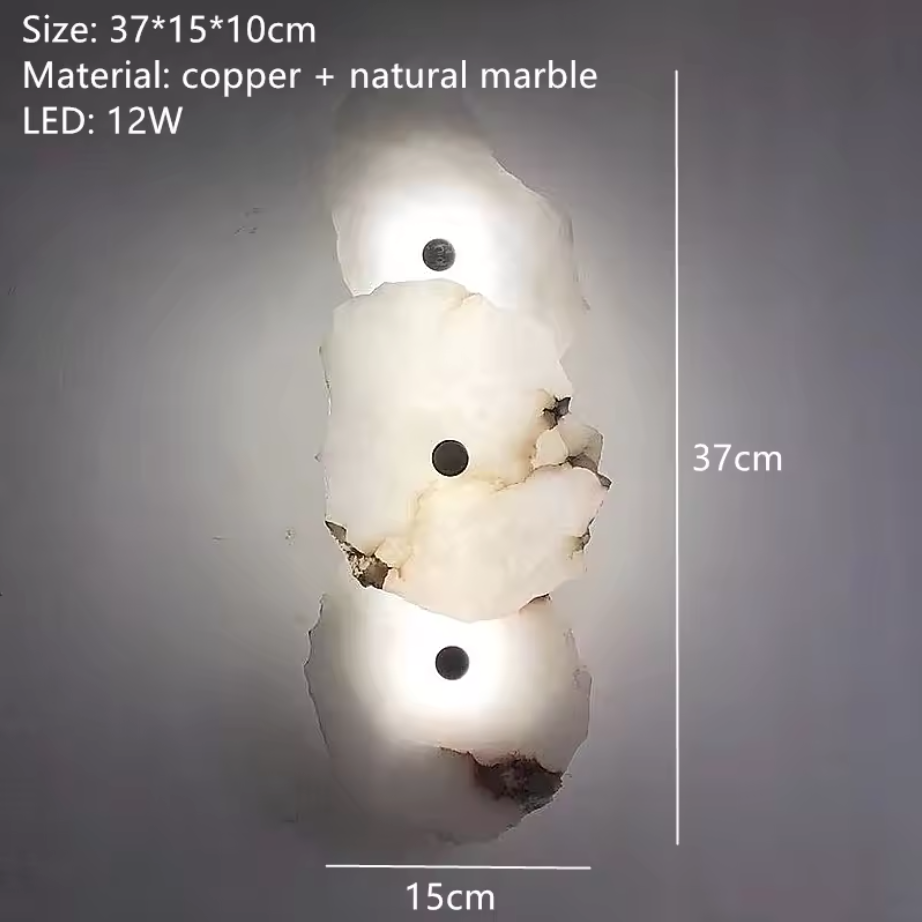 Aurelia Alabaster Wall Light – Spanish Stone Wall Lamp | Luxury Ambient Lighting | Modern Classic Interior Design