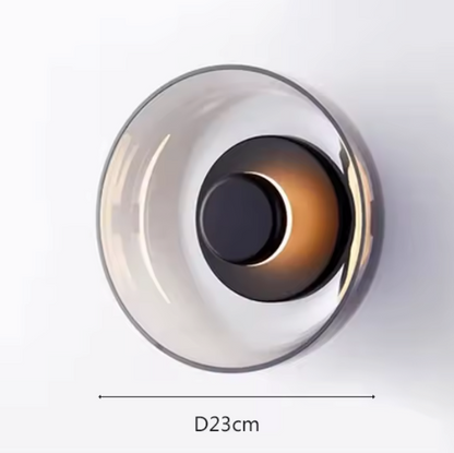 Fjord Glass Wall Light – Scandinavian LED Wall Lamp | Elegant Ambient Lighting | Contemporary Nordic Design