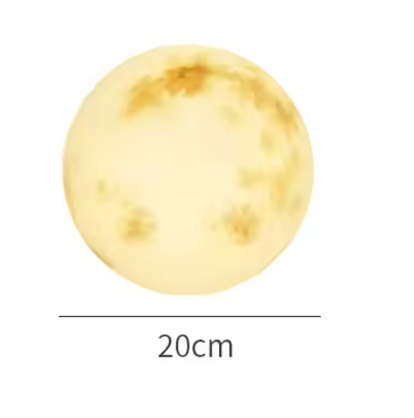 Moon Lamp – Moon-Shaped Garden Light | Rechargeable Decorative Outdoor Lighting