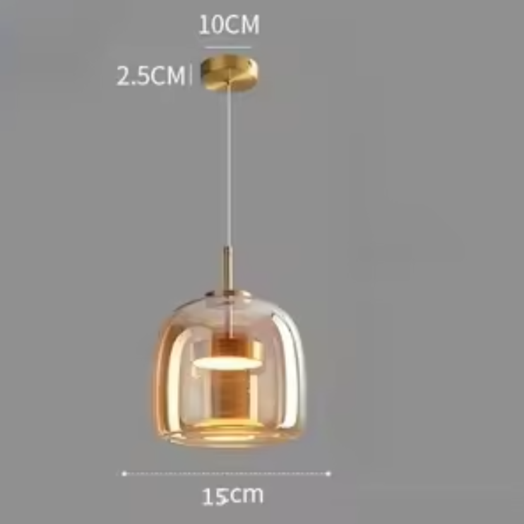 Hotel Glass Pendant Light – Luxury Glass Hanging Lamp | Elegant Contemporary Ceiling Lighting