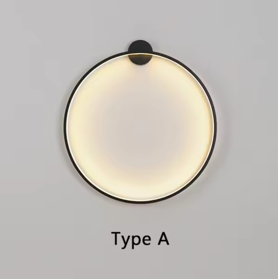 HaloForm Wall Light – Minimalist Circular Lighting | Modern Ambient Wall Fixture