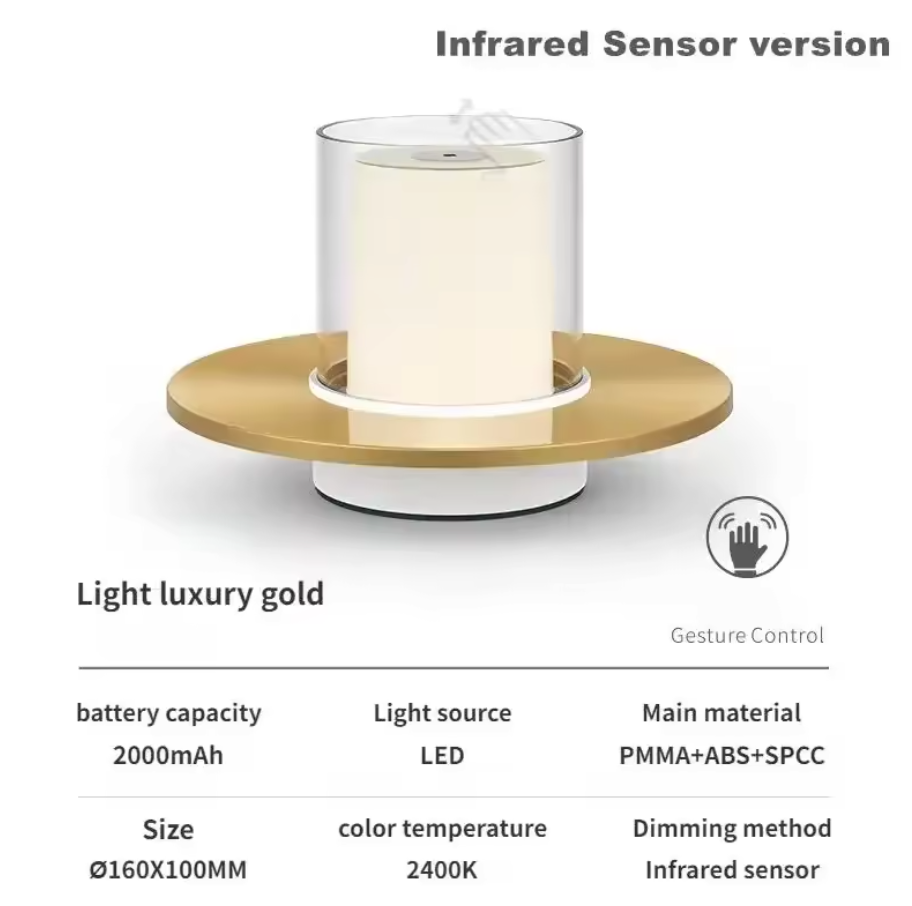 AuraFlame LED Mood Light – Induction Candle Lamp | Modern Ambient Lighting