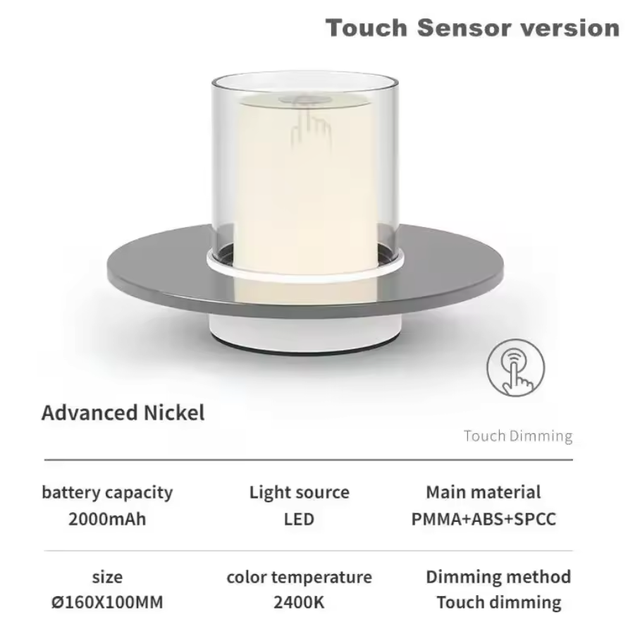 AuraFlame LED Mood Light – Induction Candle Lamp | Modern Ambient Lighting