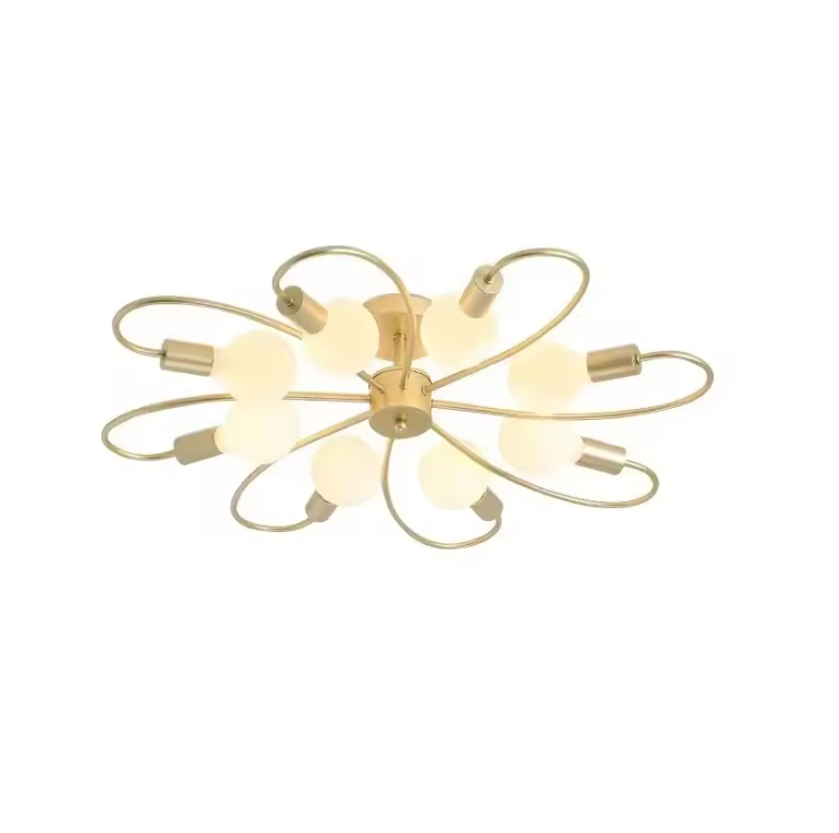 BLOOM Ceiling Light – Sculptural Glass Chandelier | Modern Geometric Statement Lighting