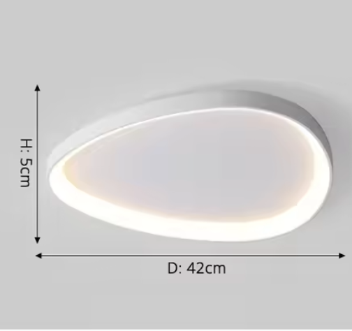 DEWY Ceiling Light – Artistic Three-Part LED Ceiling Lamp | Modern Sculptural Ambient Lighting