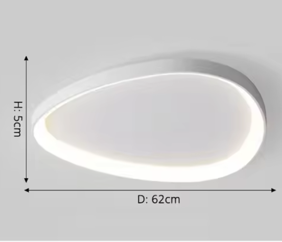 DEWY Ceiling Light – Artistic Three-Part LED Ceiling Lamp | Modern Sculptural Ambient Lighting