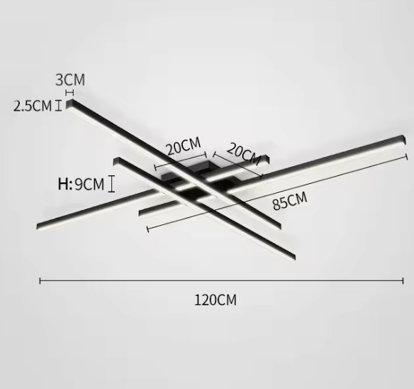 Bondigo Modern LED Ceiling Light – Minimalist Contemporary Ceiling Lamp | Elegant Architectural Lighting