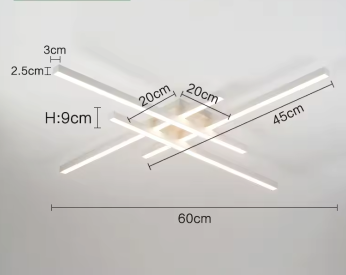 Bondigo Modern LED Ceiling Light – Minimalist Contemporary Ceiling Lamp | Elegant Architectural Lighting
