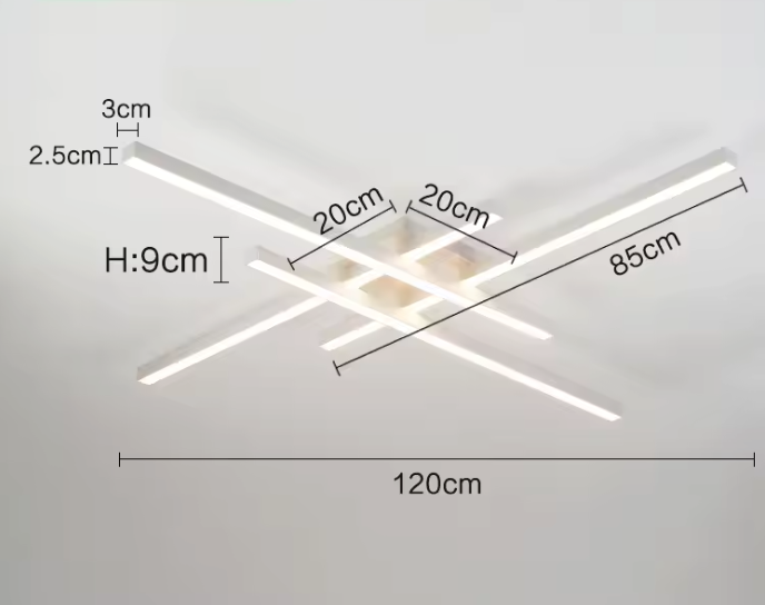 Bondigo Modern LED Ceiling Light – Minimalist Contemporary Ceiling Lamp | Elegant Architectural Lighting