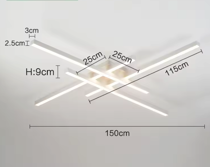 Bondigo Modern LED Ceiling Light – Minimalist Contemporary Ceiling Lamp | Elegant Architectural Lighting