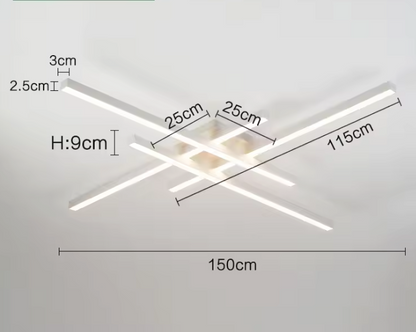 Bondigo Modern LED Ceiling Light – Minimalist Contemporary Ceiling Lamp | Elegant Architectural Lighting