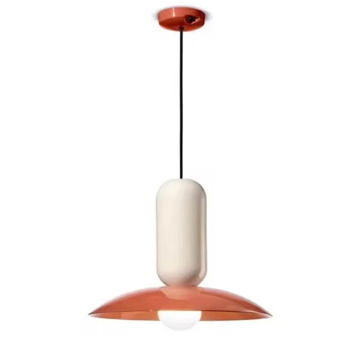 Macaron Frisbee Pendant Light – Playful Modern Hanging Lamp | Colourful Scandinavian Ceiling Lighting