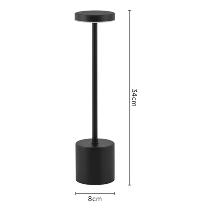 LumiÉlan – Rechargeable Table Lamp with Touch Control, 3 Light Colours & Stepless Dimming