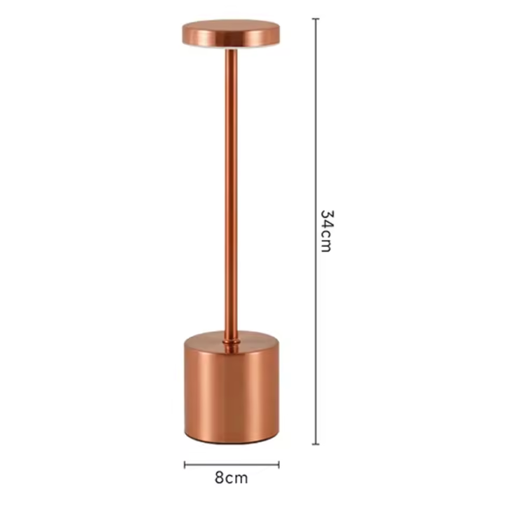 LumiÉlan – Rechargeable Table Lamp with Touch Control, 3 Light Colours & Stepless Dimming
